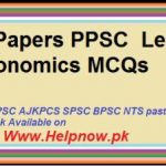 Economics past papers ppsc