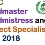 ppsc headmaster past papers