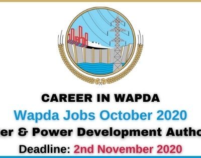 Wapda Jobs October 2020