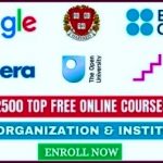 2500 Top Free Online Courses 2021
