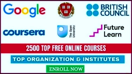 2500 Top Free Online Courses 2021