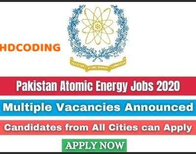 Pakistan Atomic Energy Jobs 2020