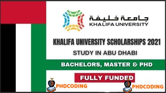 Khalifa University Scholarship 2021