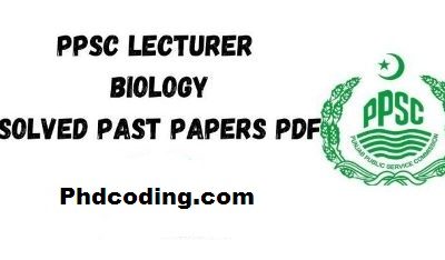 ppsc biology past papers pdf