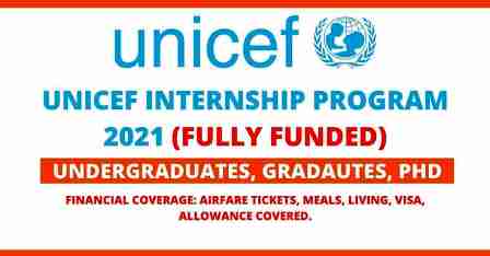 UNICEF Internship Program 2021