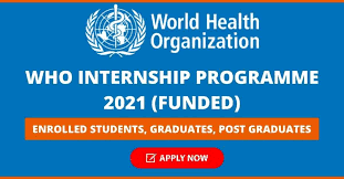 WHO Internship Program 2021
