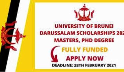 University of Brunei Scholarship 2021