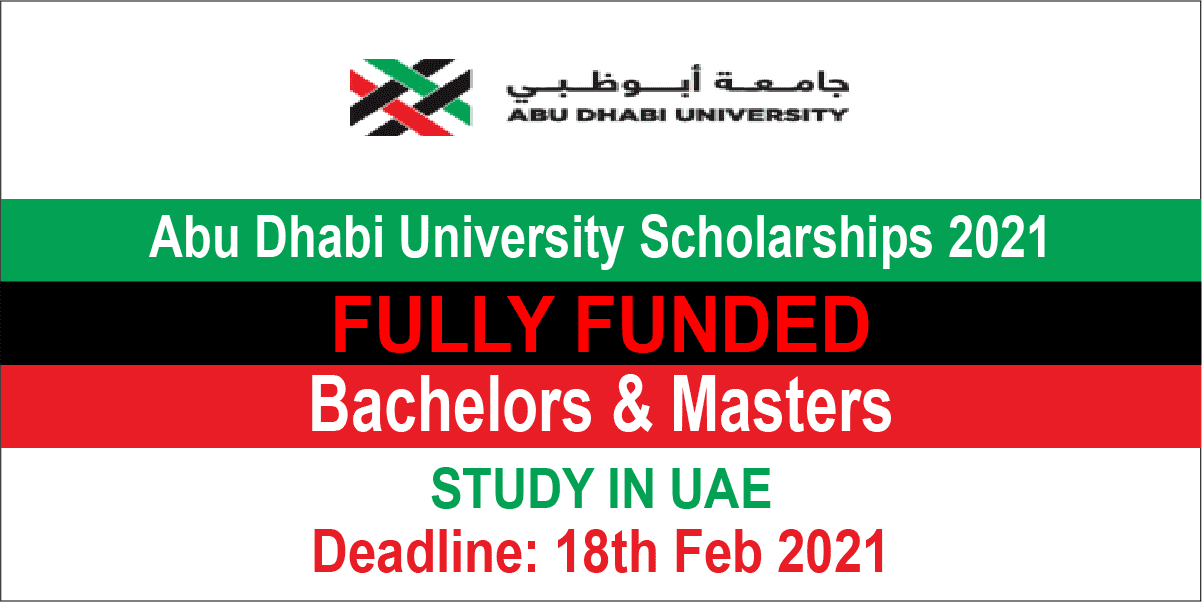 Abu Dhabi University Scholarships 2021