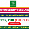 Hokkaido University Scholarship 2021