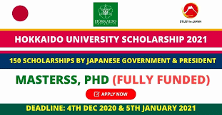 Hokkaido University Scholarship 2021
