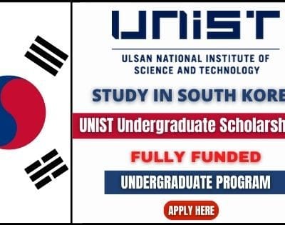 UNIST Undergraduate Scholarship 2021