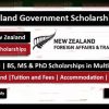 New Zealand Government Scholarships 2021
