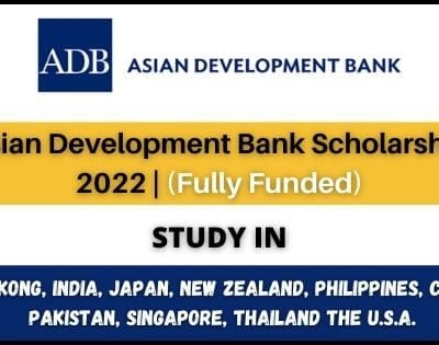 Asian Development Bank Scholarship 2022