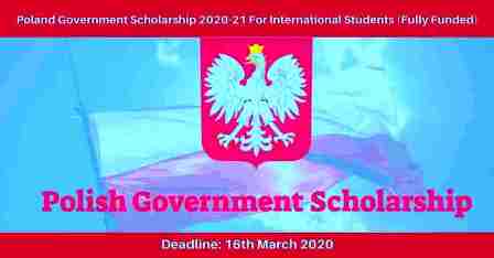 Polish Government Scholarships 2022