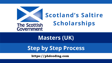 Scotland Saltire Scholarship 2022