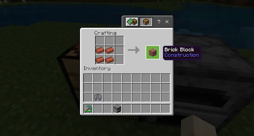 how to make brick in minecraft